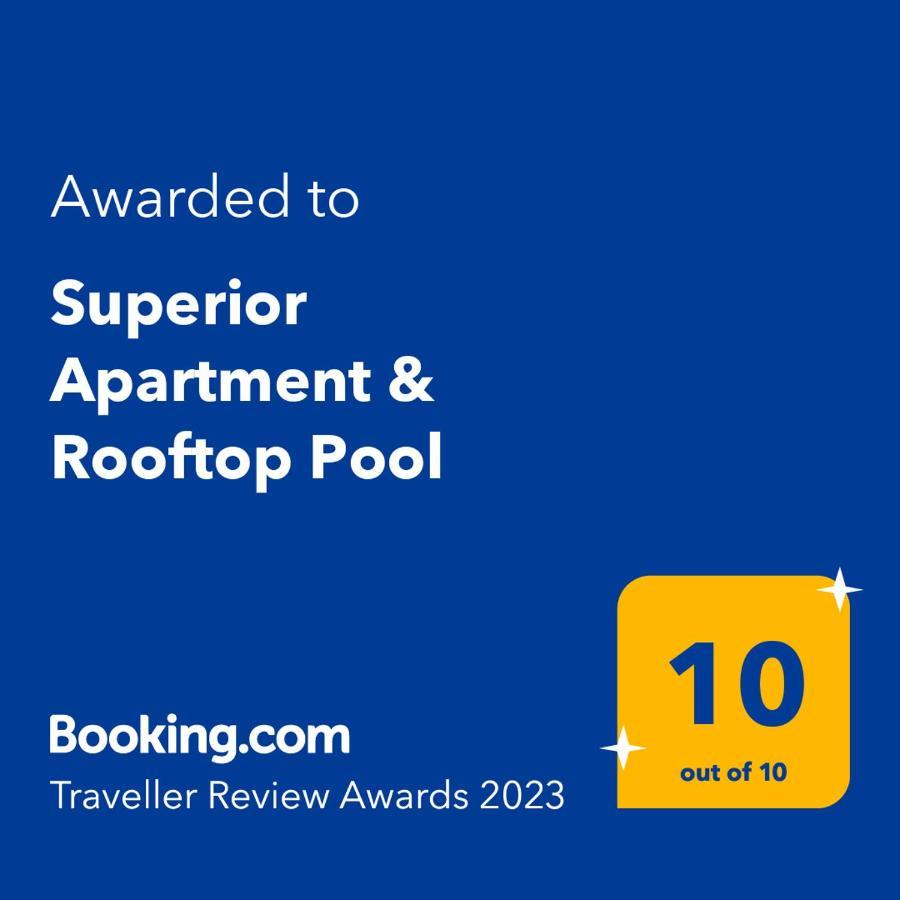 Superior Apartment & Rooftop Pool Wina Bagian luar foto
